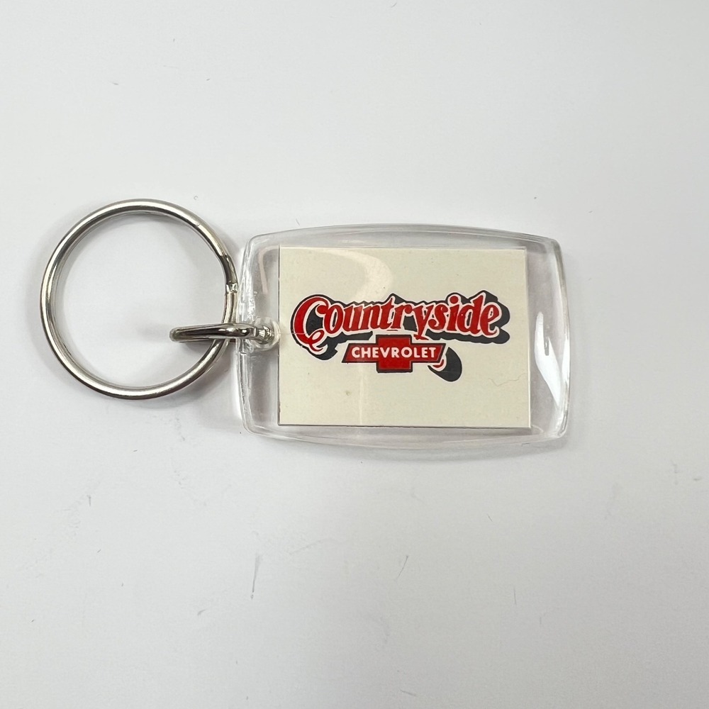 Vintage Countryside Chevrolet Keychain Double Sided